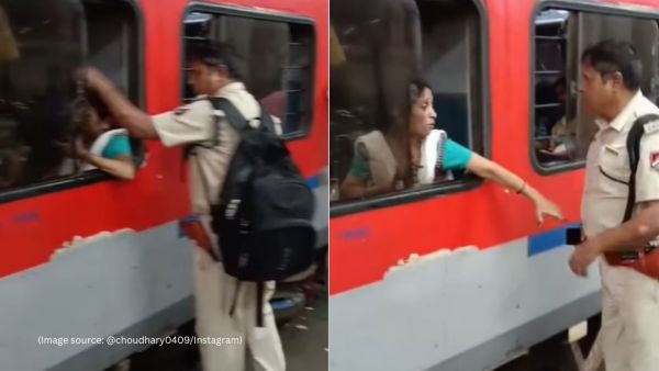 RPF officer snatches train passenger's phone
