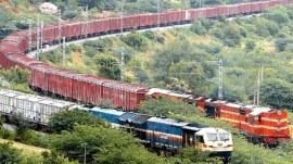 freight loading, railway expansion projects, Golden Quadrilateral and Diagonals of the Indian Railways, Indian Railways, railways’ overall passenger traffic, Indian express news, current affairs