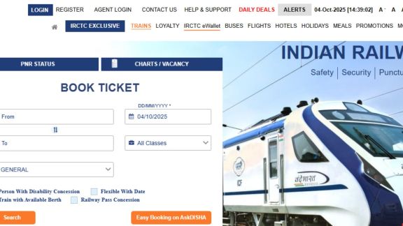 To book train tickets online, users must have an IRCTC account.