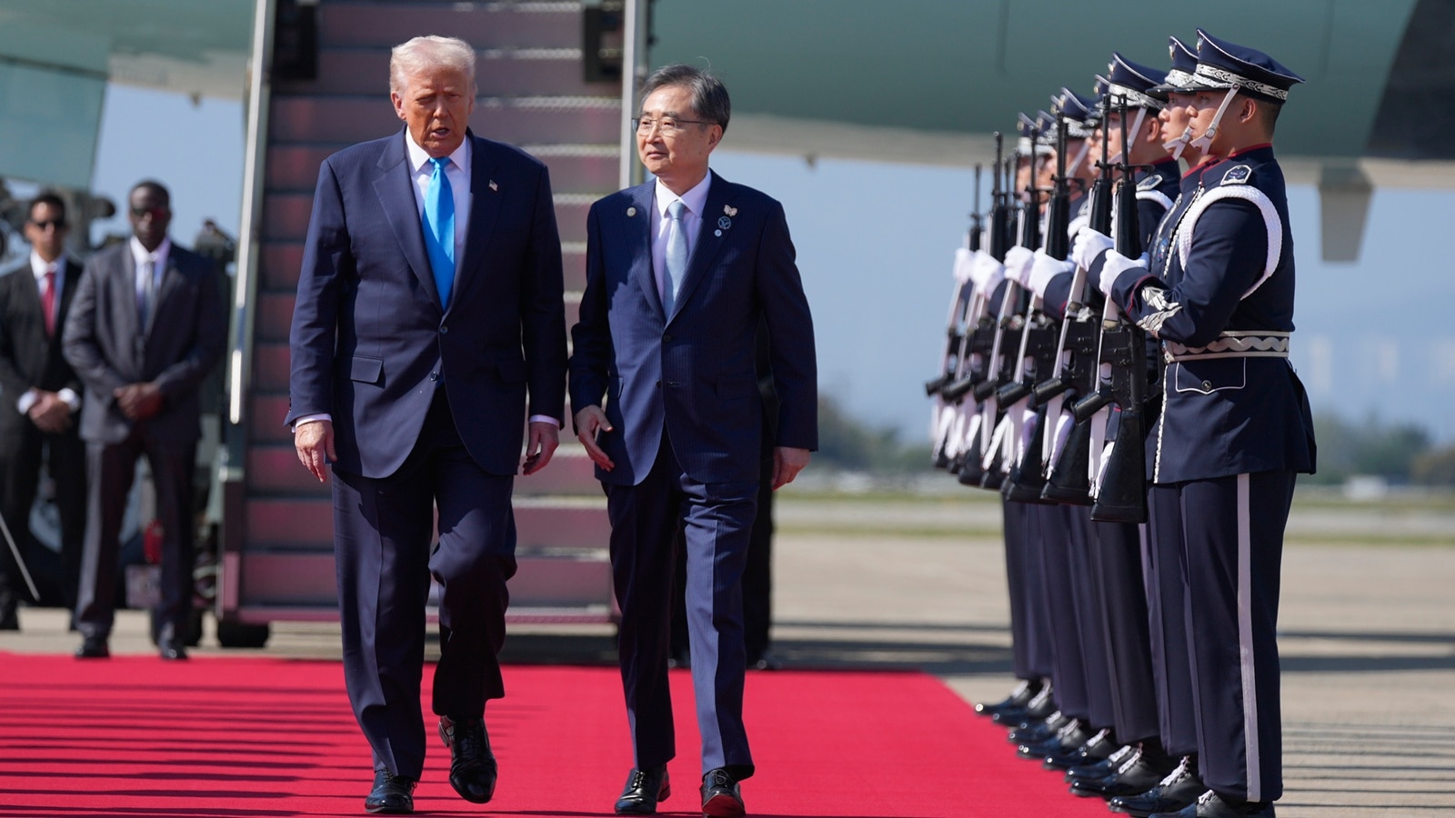 US China trade deal: Trump lands in South Korea, says talks with Chinese President Xi will be ‘great outcome for world’