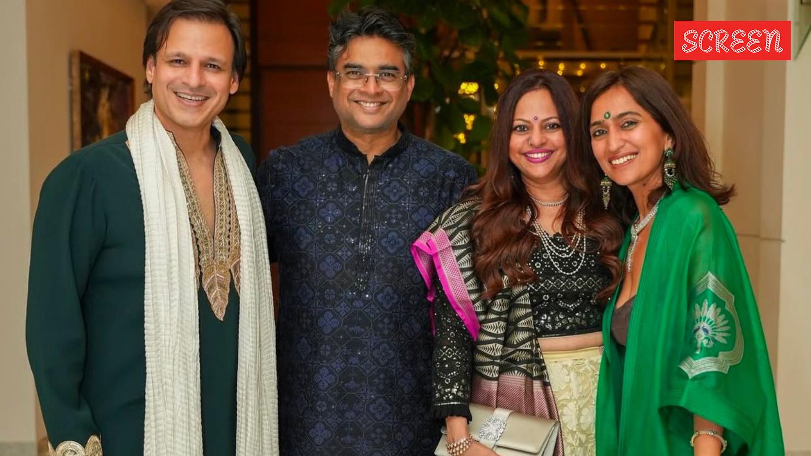 Inside Vivek Oberoi’s Dubai home as he hosts Diwali bash; R Madhavan joins with wife. Watch