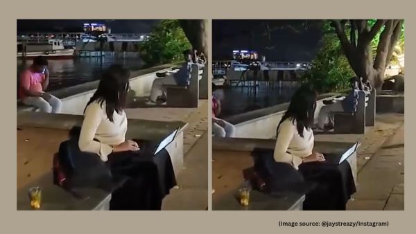 Expressing his surprise, the US vlogger says, “I see a lot of people working so hard out here and it’s kind of new to me" (Image source: @jaystreazy/Instagram)