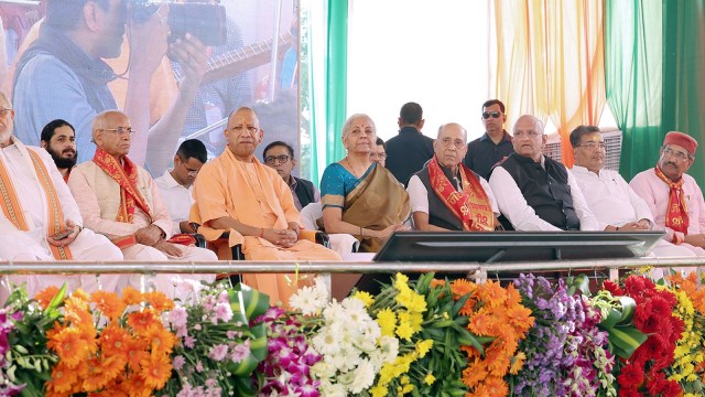 ‘Lord Ram in Ayodhya, but also in every South Indian home’: Sitharaman, CM Yogi unveil statues of 3 renowned musicians