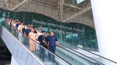 The CM said that Noida International Airport will serve as a symbol of Uttar Pradesh’s development.