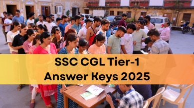 SSC CGL Tier 1 Answer Keys 2025 at ssc.gov.in (Representational/Express Photo by Rohit Jain Paras)