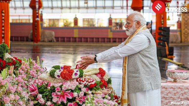 The visit coincides with nationwide celebrations commemorating the 100th birth anniversary of Sri Sathya Sai Baba, one of India’s most influential spiritual leaders.