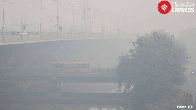 Delhi woke up to a dense, choking layer of smog today morning, as the city’s Air Quality Index (AQI) shot up to 566