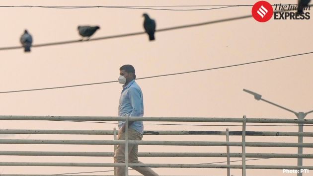 Health authorities in Delhi advised residents to stay indoors