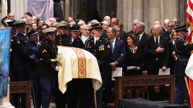 Joe Biden, Kamala Harris, George Bush attend Dick Cheney’s funeral, Donald Trump, JD Vance not invited