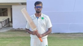 In the Ranji Trophy game against Arunachal Pradesh, Meghalaya's Akash Kumar Choudhary hit eight sixes in a row to script history. (PHOTO: Akash Kumar Choudhary)