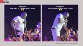 Akon pants pulled during Bengaluru concert