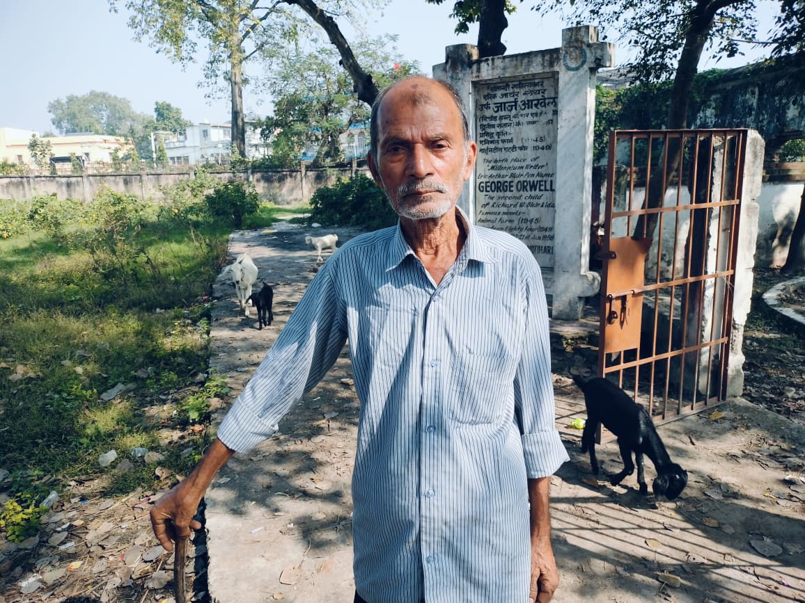Bihar Assembly elections, bihar elections, Bihar Assembly polls, bihar polls, Motihari Chowk, East Champaran, George Orwell forgotten home, George Orwell’s forgotten home in Motihari, Indian express news, current affairs