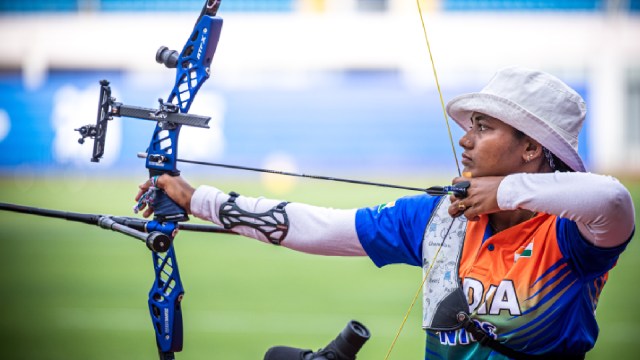 Indian archer Ankita Bhakat won a gold at the Asian Championships. (PHOTO: World Archery media)