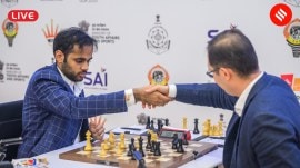 FIDE Chess World Cup 2025 Round 4 Tiebreaks LIVE Updates: Follow Indians in action in Goa. (PHOTO: FIDE/Michal Walusza)