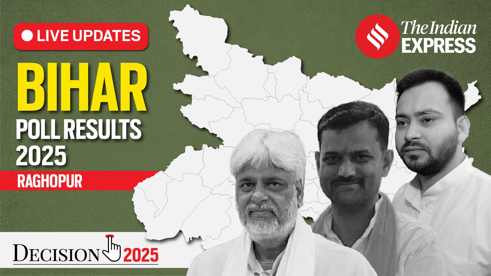 Raghopur Election Result LIVE: Tejashwi Yadav looks to retain RJD bastion against BJP’s Satish Kumar in Bihar