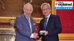 Britain's King Charles III presents the 2025 Queen Elizabeth Prize for Engineering to Jensen Huang, for his contribution to the development of modern machine learning in the field of Artificial Intelligence (AI).
