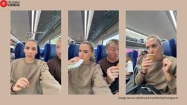 British family Vande Bharat viral video