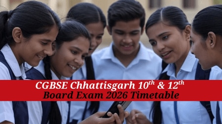 CGBSE Class 10th and 12th Board Exam Timetable 2026 Released, Complete dates here (Represetative Image-AI Generated)