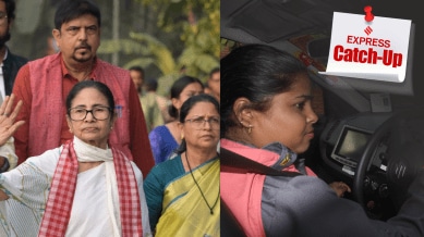 West Bengal chief minister Mamata Banerjee (left); Rajasthan HC has ordered the state to ensure 15% cab drivers are women (File Photos)