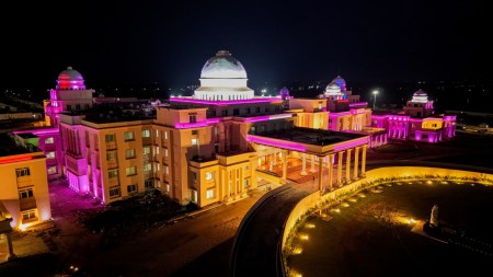 Chhattisgarh gets new Assembly complex, Chhattisgarh gets new Assembly complex focus tribal culture, Raipur, Chhattisgarh, Chhattisgarh Assembly, Indian express news, current affairs