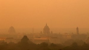 The air quality in Delhi has reached hazardous levels, as it often does at this time of the year. On Thursday, air quality touched the ‘severe’ category, with the Air Quality Index (AQI) reaching 400. (Express photo by Gajendra Yadav)