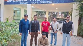 The police said Soni was wanted in connection with recent firing incidents at Sector 45’s MNR Buildmark office in Gurgaon and Unisys Info Solutions Pvt Ltd in Karnal.