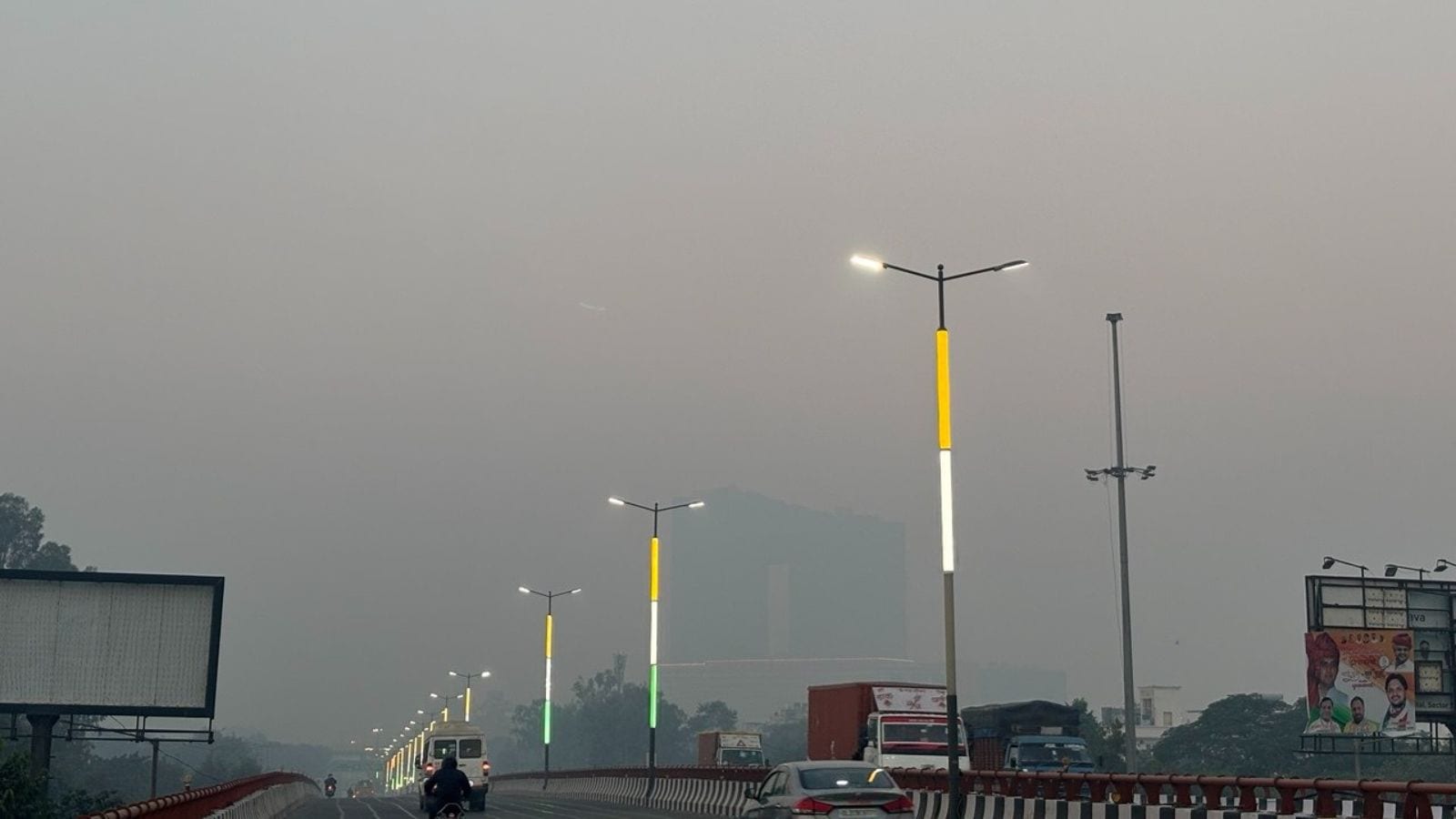 Delhi chokes as air quality plummets to ‘hazardous’ levels; AQI touches almost 600