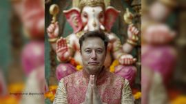 Elon Musk Lord Ganesha Grok AI
