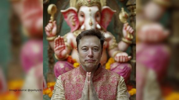 Elon Musk Lord Ganesha Grok AI