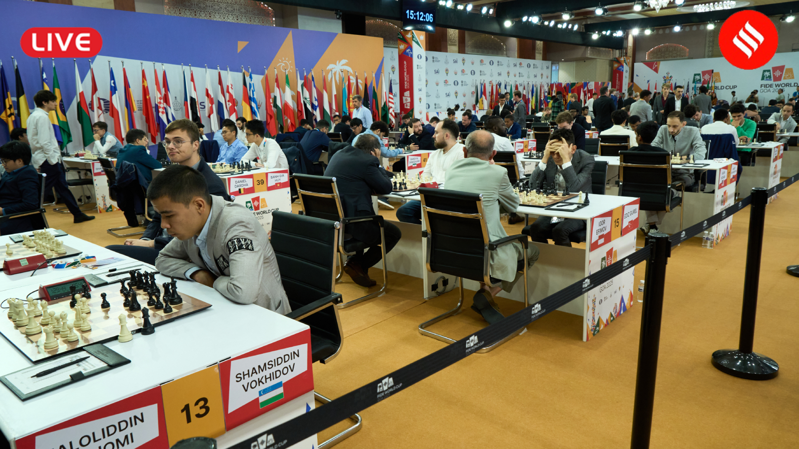 FIDE Chess World Cup 2025 LIVE Updates, Round 1 Game 2: Divya Deshmukh in must win clash; 16 Indians in action