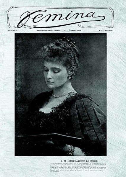 Cover of the first number of Femina January 1, 1901 (Wikipedia)