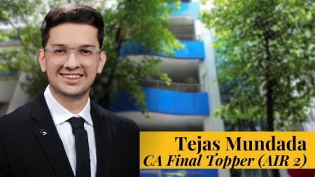 For aspiring CA students, he offered straightforward advice based on his own experience. “Know what the subject is in detail, without any gaps, and maintain consistency in practice. These things are crucial,” he emphasised (Express Photo)