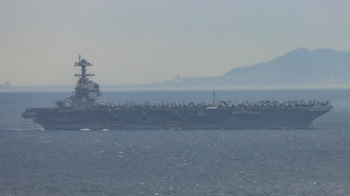 USS Gerald R Ford Aircraft carrier heads to the Caribbean as US military buildup continues