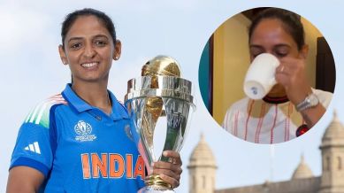 Harmanpreet flaunts a Rolex watch