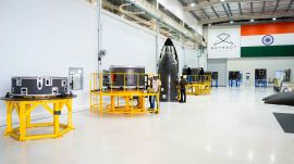 IE – 2025-11-27T202246.715 Vikram-I, developed by Skyroot Aerospace, is India’s new private orbital-class launch vehicle named after the notable space pioneer Vikram Sarabhai. This four-stage rocket aims to cater to the small satellite market with rapid and cost-effective launch capabilities. (Image: Skyroot)