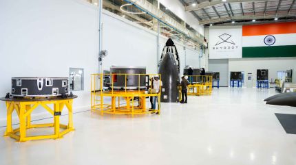 Vikram-I, developed by Skyroot Aerospace, is India’s new private orbital-class launch vehicle named after the notable space pioneer Vikram Sarabhai. This four-stage rocket aims to cater to the small satellite market with rapid and cost-effective launch capabilities. (Image: Skyroot)