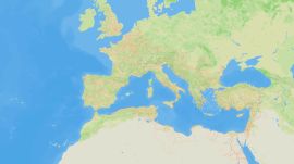 According to Brughmans, the Roman road system had an impact on the spread of early Christianity, mass migration, and pandemics throughout the continent. (Image: itiner-e)