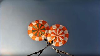 ISRO plans to conduct three uncrewed test flights of the capsule, each carrying Vyomitra—a data-gathering half-humanoid robot whose name means “space friend” in Sanskrit. (Image: ISRO)