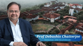 IIMs are generally secondhand car dealers, as far as learners are concerned – they are more or less finished by the time they reach us- Prof Chatterjee, Director IIM-K (Images obtained via IIM Kozhikode)
