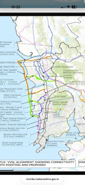 mmrda sea link map