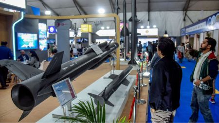 People visit the 44th India International Trade Fair at Bharat Mandapam, in New Delhi on Wednesday. (ANI Photo/)
