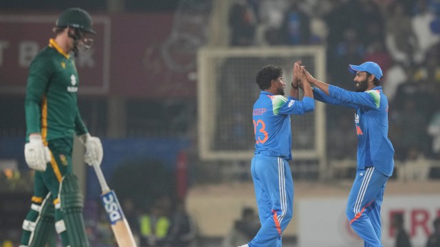 India beat South Africa in the first ODI in Ranchi. (PHOTO: AP)