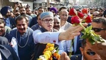 Drums, flowers: Rousing welcome for Omar in Jammu after first Darbar Move in 4 years