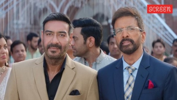 Jaaved Jafferi and Ajay Devgn