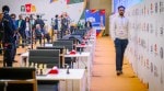 Karthik Venkataraman walks in the playing hall during his third round clash at the FIDE World Cup in Goa. (PHOTO: FIDE via Michal Walusza)