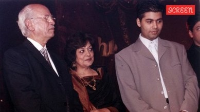 Karan Johar and Yash Johar