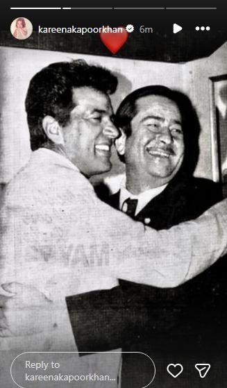 Kareena Kapoor Instagram stories.