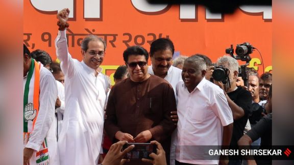 ‘Satyacha Morcha’ | MVA, MNS ‘march for truth’: ‘Postpone civic polls till voter lists corrected’