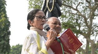 Mamata Banerjee, Mamata Banerjee government, Mamata Banerjee targets BJP, Mamata Banerjee targets BJP on Constitution Day, Constitution Day, Indian express news, current affairs