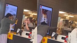 Video shows a heated exchange inside a Michigan McDonald’s ending with a manager doused in coffee.